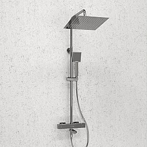 Душевая система WasserKraft A199.118.141.010.CH Thermo хром купить в интернет-магазине сантехники Sanbest