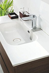 Тумба с раковиной Armadi Art Vallessi 80 дуб темный фактурный для ванной в интернет-магазине Sanbest