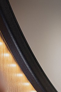 Зеркало Art&Max ASTI AM-Ast-800-DS-FNC-Nero в ванную от интернет-магазине сантехники Sanbest