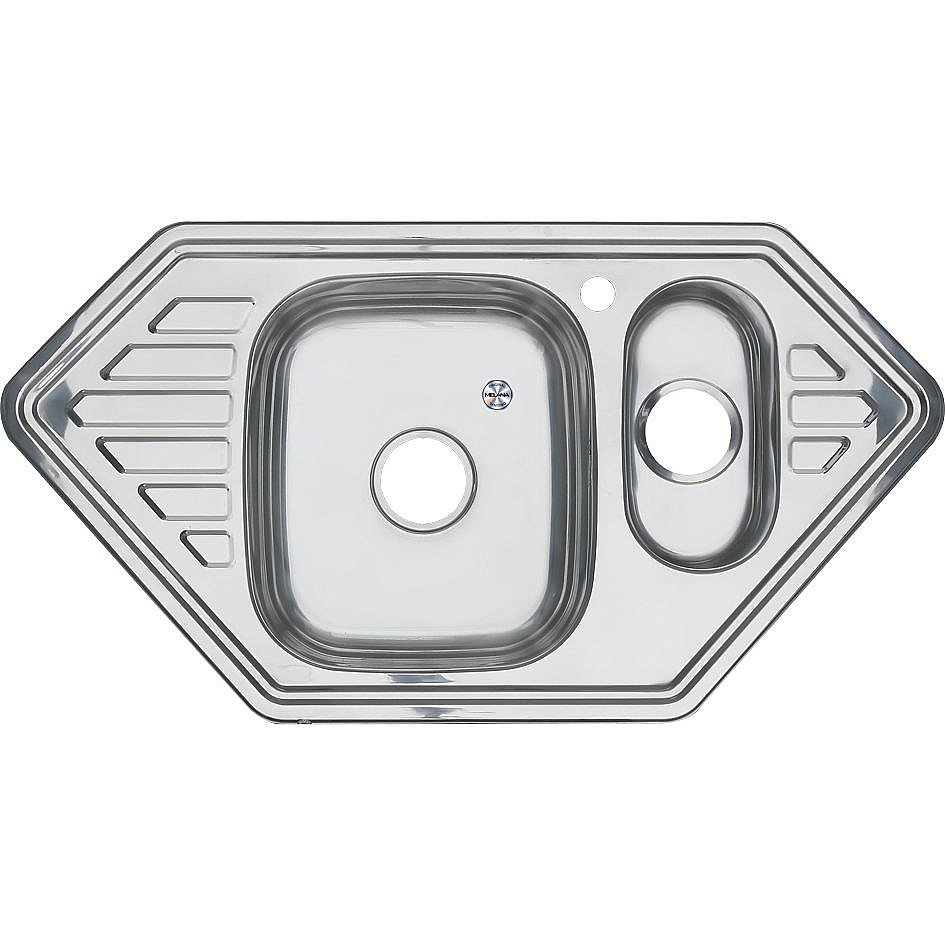 Мойка кухонная с сифоном Melana 222 C t (*7) купить в интернет-магазине сантехники Sanbest