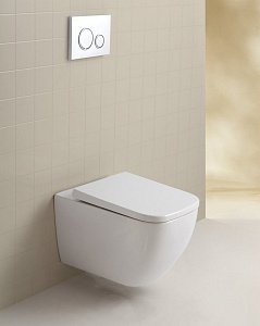 Унитаз подвесной BelBagno ALPINA BB10100CHR P-trap купить в интернет-магазине Sanbest