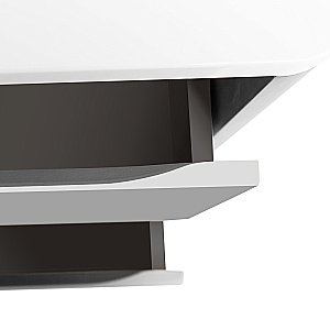 Тумба с раковиной Cezares RELAX 80 Bianco Lucido для ванной в интернет-магазине Sanbest