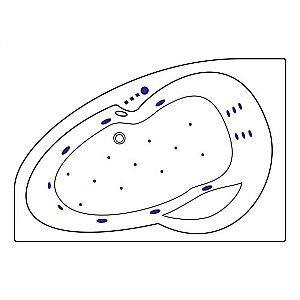 Ванна акриловая EXCELLENT Newa ULTRA WAEX.NEL16.ULTRA.CR 160x95 белая с гидромассажем купить в интернет-магазине Sanbest