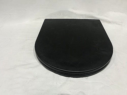 Унитаз подвесной CeramaLux 2197MB черный матовый безободковый, с крышкой микролифт купить в интернет-магазине Sanbest