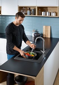 Смеситель для кухни Hansgrohe Talis M51 160 73850800 купить в интернет-магазине сантехники Sanbest