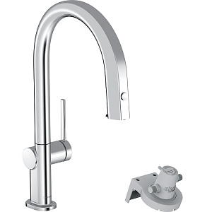 Смеситель для кухни Hansgrohe Aqittura M91 76803000 хром купить в интернет-магазине сантехники Sanbest