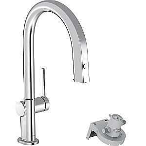 Смеситель для кухни Hansgrohe Aqittura M91 76803000 хром купить в интернет-магазине сантехники Sanbest