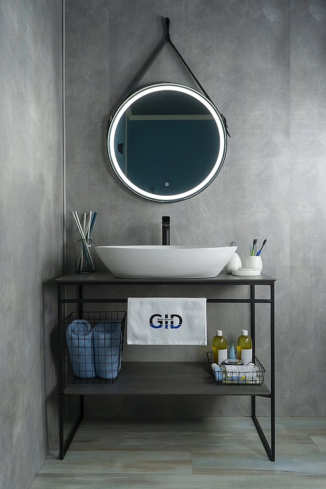 Раковина накладная Gid Creativo 67 N9062 51117 белая купить в интернет-магазине Sanbest