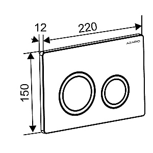 Инсталляция для унитаза Azario AZ-8010-1000 купить в интернет-магазине сантехники Sanbest