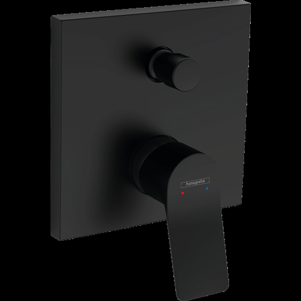 Смеситель для ванны Hansgrohe Vivenis 75415670 черный матовый купить в интернет-магазине сантехники Sanbest