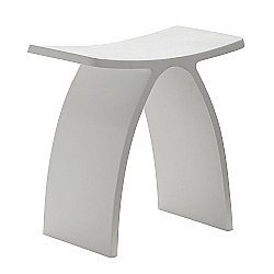 Стульчик для ванной Abber STEIN AS1639 белый матовый купить в интернет-магазине сантехники Sanbest