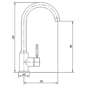 Смеситель для кухни Migliore Fortis ML.CUC-5282 купить в интернет-магазине сантехники Sanbest