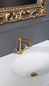 Тумба с раковиной Armadi Art Neoart 100 под моноблок стекло капучино для ванной в интернет-магазине Sanbest