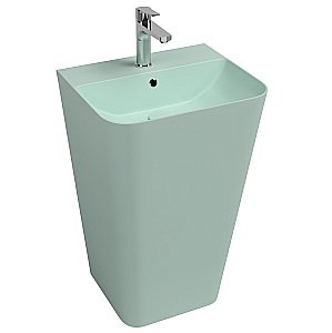 Раковина ISVEA Sott'Aqua 50 10SQ37001SV-2T мятно-зеленый матовый купить в интернет-магазине Sanbest