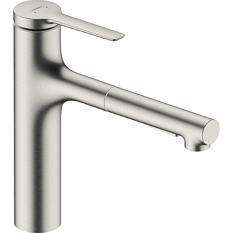 Смеситель для кухни Hansgrohe Zesis M33 74801800 нержавеющая сталь купить в интернет-магазине сантехники Sanbest