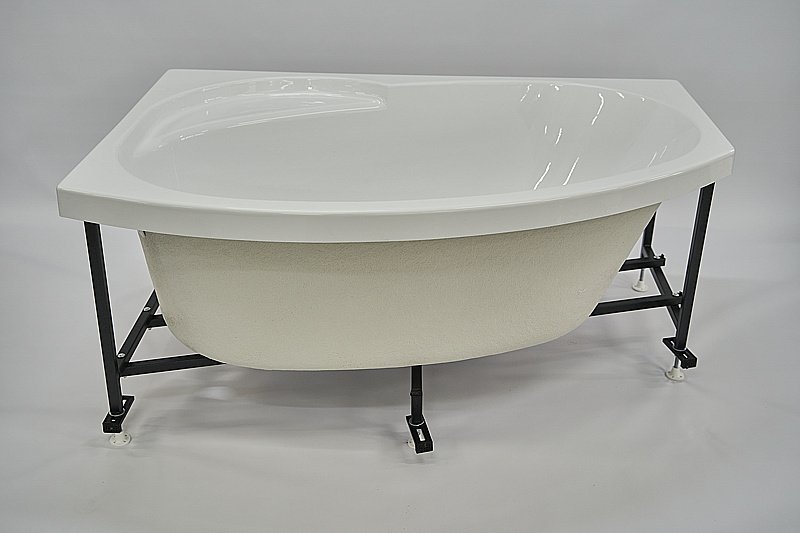 Ванна с гидромассажем Радомир Монти 150х105 РЕЛАКС ХРОМ белая купить в интернет-магазине Sanbest