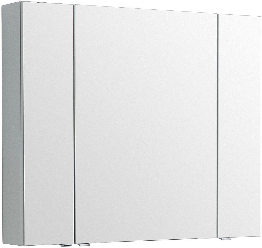 Зеркальный шкаф Aquanet Алвита New 100 Серый купить в интернет-магазине сантехники Sanbest
