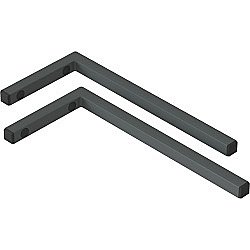 Кронштейн Г-образный Good Door КР00019 43х20 2 шт. серый купить в интернет-магазине сантехники Sanbest