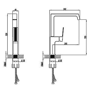 Инсталляция для унитаза Azario AZ-8010-1000 купить в интернет-магазине сантехники Sanbest