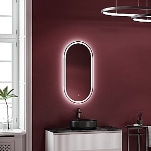 Зеркало Sancos Oval OV45F зеркальное в ванную от интернет-магазине сантехники Sanbest