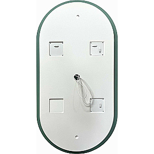 Зеркало Azario Viva 55х105 LED-00002689 черное матовое в ванную от интернет-магазине сантехники Sanbest