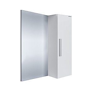 Зеркало со шкафом Grossman НЕО-80 208024 белое в ванную от интернет-магазине сантехники Sanbest