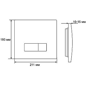 Инсталляция Grossman Classic 980.T1.04.100.100 для унитаза с клавишей смыва 800.T1.04.100.100 RUS хром купить в интернет-магазине сантехники Sanbest