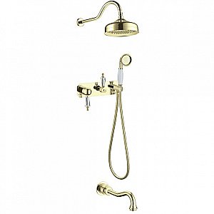 Душевая система Boheme Imperiale Ripresa 328 золото/Swarovski купить в интернет-магазине сантехники Sanbest