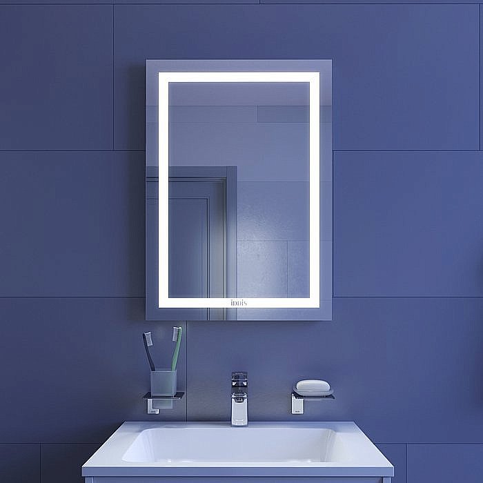 Зеркало Iddis Zodiac 50 ZOD50T0i98 белое в ванную от интернет-магазине сантехники Sanbest