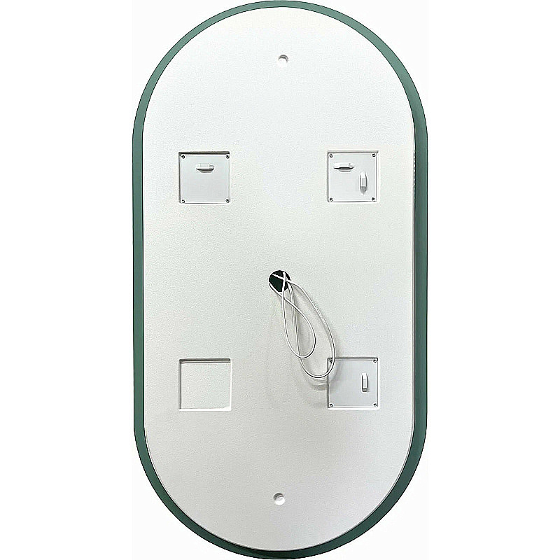 Зеркало Azario Viva 55х105 LED-00002689 черное матовое в ванную от интернет-магазине сантехники Sanbest