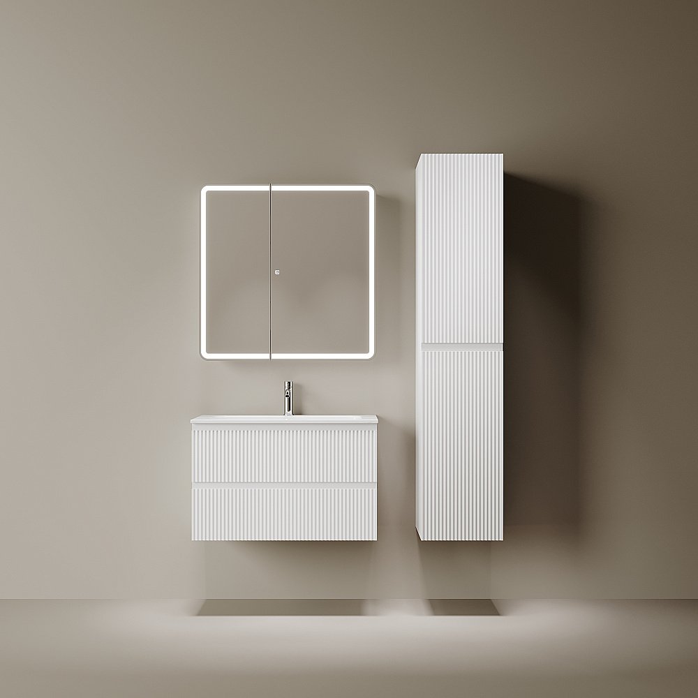 Зеркальный шкаф Sancos Diva DIV800 купить в интернет-магазине сантехники Sanbest