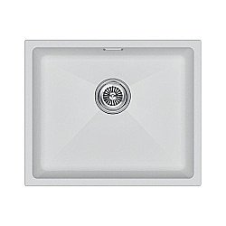 Кухонная мойка Paulmark LUMI 55UNI LU55-WH белый купить в интернет-магазине сантехники Sanbest