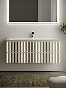 Тумба с раковиной Sancos SNOB R SNR120CE 120 Beige Soft для ванной в интернет-магазине Sanbest