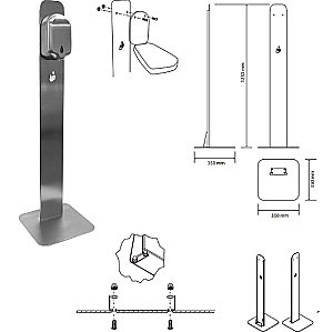 Диспенсер для дезинфекции Bemeta Hotel 124109355 нержавеющая сталь матовая купить в интернет-магазине сантехники Sanbest