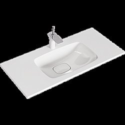 Раковина Aqwella Malaga 1000 Mal.10.04.D белая купить в интернет-магазине сантехники Sanbest