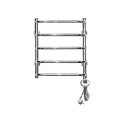 Полотенцесушитель электрический Domoterm Стефано П5 400x500 ER хром правый купить в интернет-магазине сантехники Sanbest