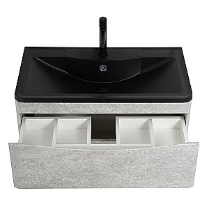 Тумба с раковиной BelBagno ACQUA 100 подвесная Cemento Verona Grigio для ванной в интернет-магазине Sanbest