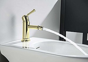 Смеситель для биде Aquatek Классик AQ1518PG золото полированное купить в интернет-магазине сантехники Sanbest