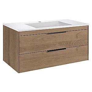 Тумба с раковиной Vincea Chiara 2D 1000 N.Oak для ванной в интернет-магазине Sanbest