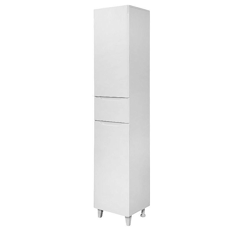 Пенал напольный Azario LOTOS 40 CS00106437 белый/левый для ванной в интернет-магазине сантехники Sanbest