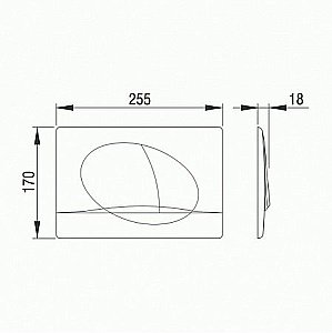 Унитаз с инсталляцией Pestan Fluenta Rimless SET40006661PM безободковый, с крышкой микролифт, кнопка хром матовый купить в интернет-магазине Sanbest