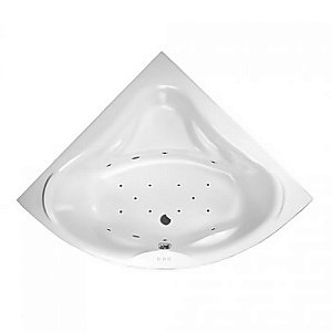 Ванна акриловая EXCELLENT Konsul RELAX WAEX.KON15.RELAX.CR 150x150 белая с гидромассажем купить в интернет-магазине Sanbest