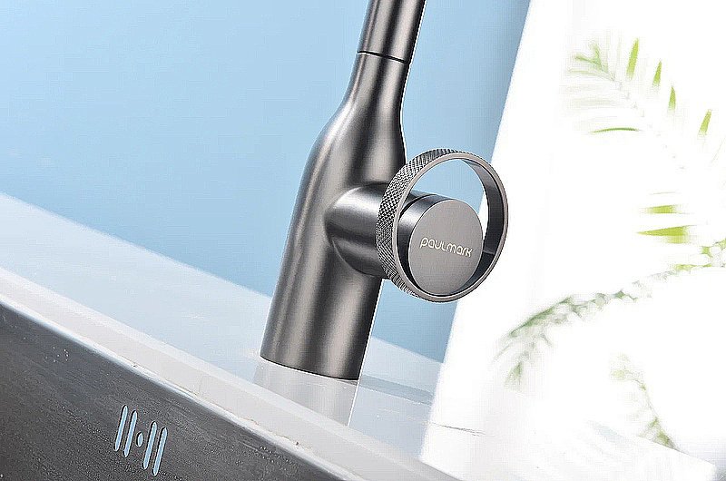 Смеситель для кухни Paulmark Urban Ur213104-BS брашированная сталь купить в интернет-магазине сантехники Sanbest