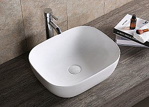 Раковина накладная CeruttiSpa 50,5 CR0078 белая купить в интернет-магазине Sanbest