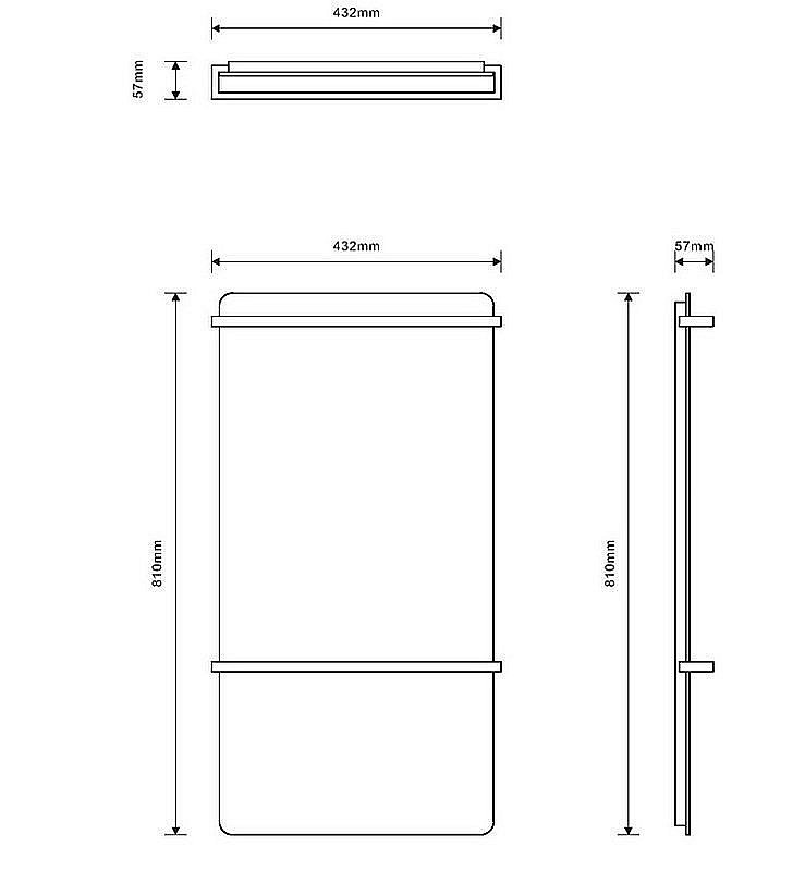 Полотенцесушитель Black&White Moon U907 купить в интернет-магазине сантехники Sanbest