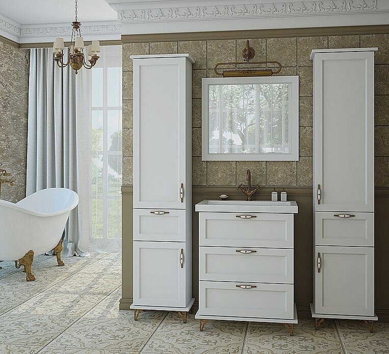 Зеркало Эстет Bali Classic 80 в ванную от интернет-магазине сантехники Sanbest