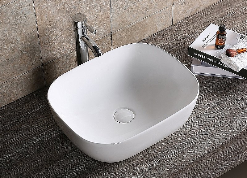 Раковина накладная CeruttiSpa 50,5 CR0078 белая купить в интернет-магазине Sanbest