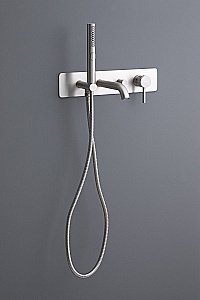 Смеситель для ванны Allen Brau Priority 5.31006-BN купить в интернет-магазине сантехники Sanbest