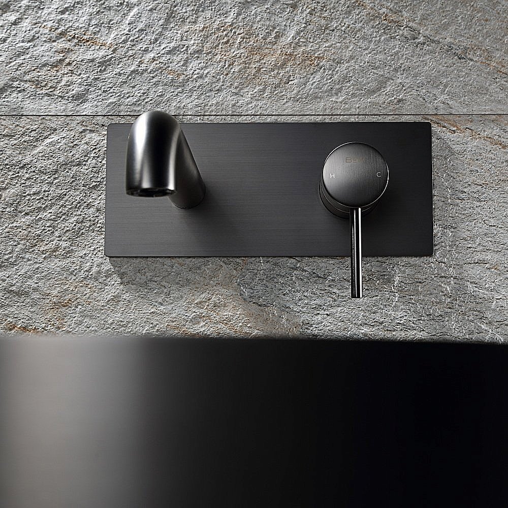 Смеситель для раковины Black&White UNIVERSE U7620GM темно-серый купить в интернет-магазине сантехники Sanbest