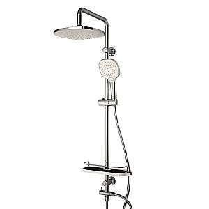 Смеситель для душа с душевой колонной Dorff Prime D0740030 хром купить в интернет-магазине сантехники Sanbest